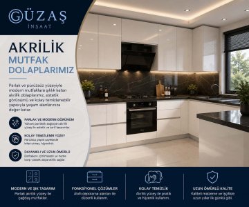 Akrilik Mutfak Dolaplarımız